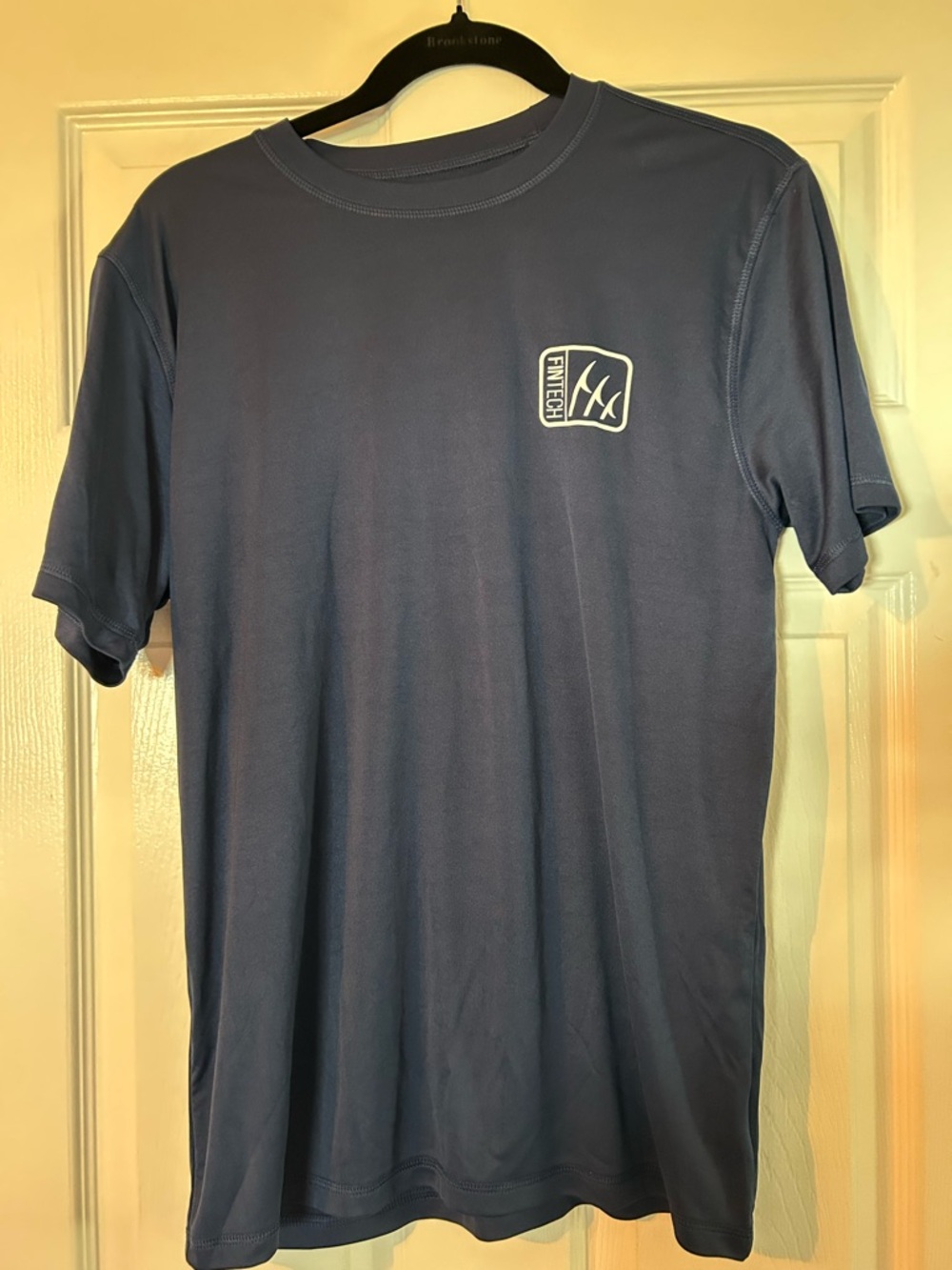 Fintech Short Sleeve Crew Tee - Deep Blue